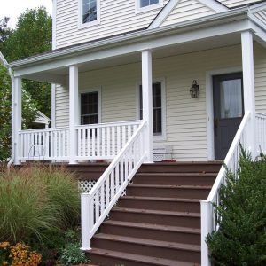Baron Railing - steps to porch